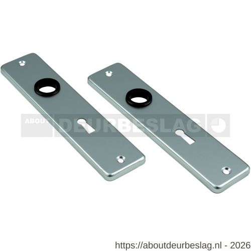 Ami 180/41 RH kortschild aluminium rondhoek sleutelgat SLG 72 F2 - R10900567 - afbeelding 1