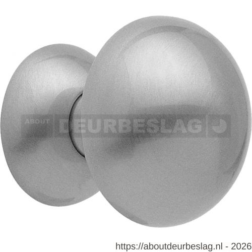 Mandelli1953 0284 deurknop op rozet 51x6 mm vast mat nikkel - R21013426 - afbeelding 1