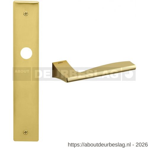 Mandelli1953 1030 PC85 Link deurkruk op langschild 240x40 mm PC85 mat messing - R21014818 - afbeelding 1