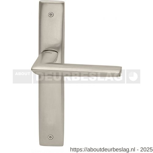 Mandelli1953 1080R PC55 Isi deurkruk gatdeel op langschild 240x40 mm PC55 rechtswijzend mat nikkel - R21016345 - afbeelding 1