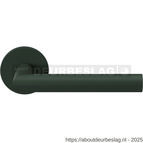 GPF Bouwbeslag Urban Jungle GPF115VRU4 L-haaks model 19 mm deurkruk op rozet 53x6 mm Moss - R21008800 - afbeelding 1