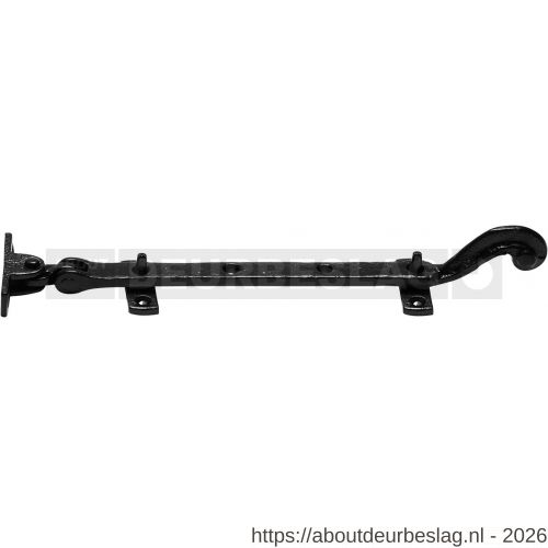 Kirkpatrick KP0857 raamuitzetter 330 mm met 2 pennen smeedijzer zwart - R21005157 - afbeelding 1