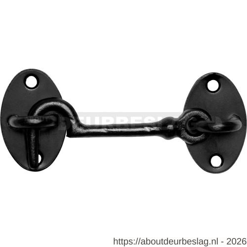 Kirkpatrick KP1637 kajuithaak 51 mm smeedijzer zwart - R21008197 - afbeelding 1