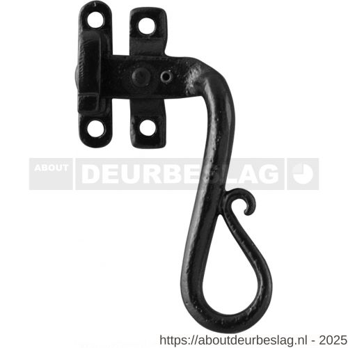 Kirkpatrick KP6062R raamboom rechtsdraaiend met brug smeedijzer zwart - R21006063 - afbeelding 1
